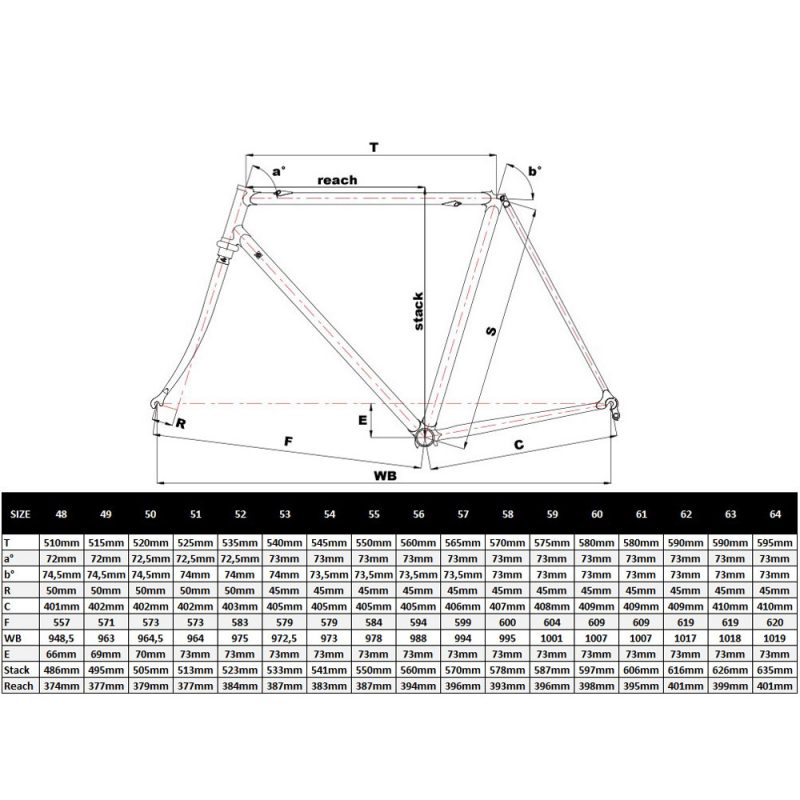 cinelli size guide